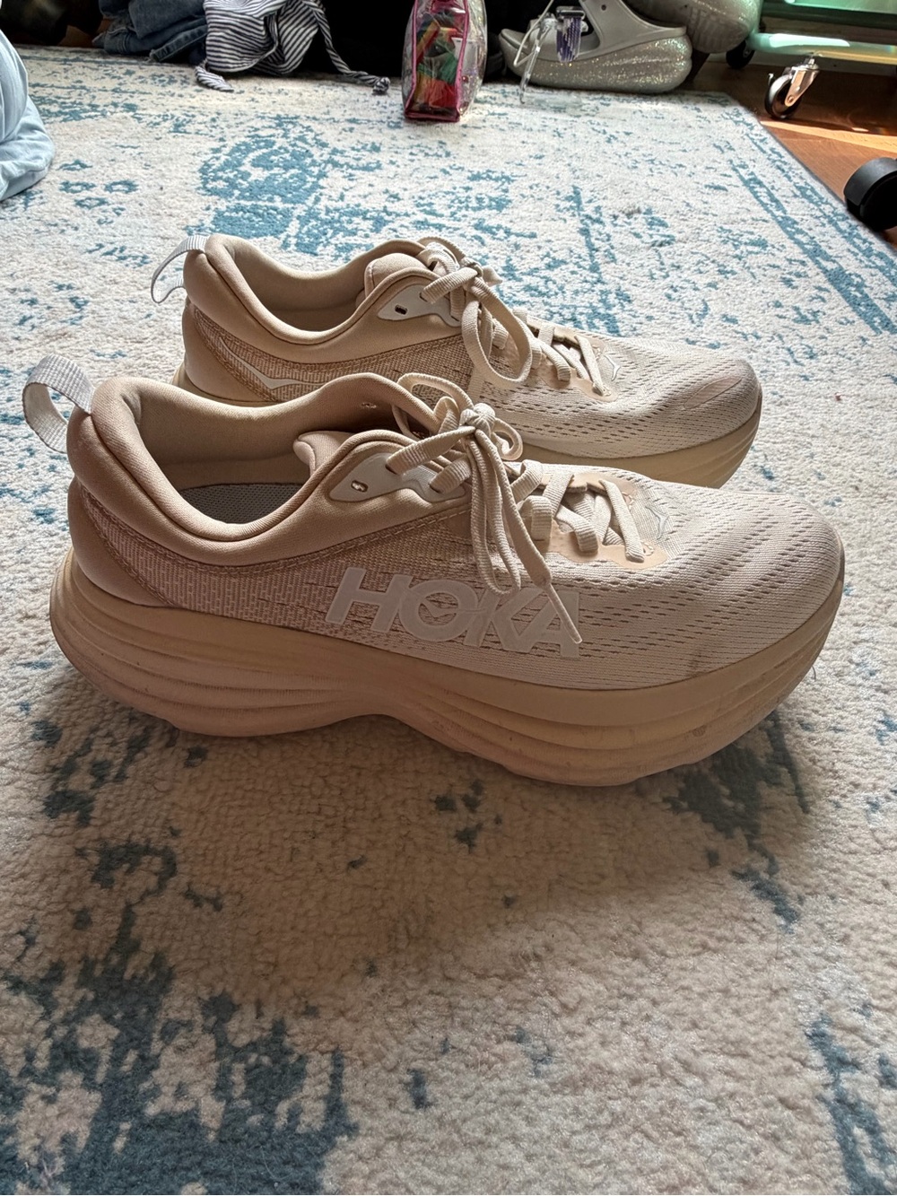 HOKA ONE ONE Bondi 8 Shifting Sand Eggnog
